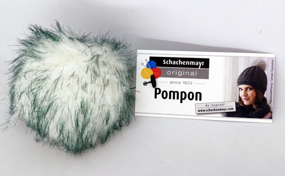 Schachenmayr Pompom / Bommel Grün-Weiß